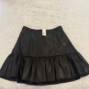Janie and Jack Black Skater Mini Skirt